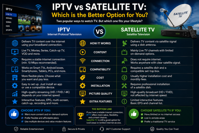 IPTV vs Satellite TV